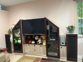 Entertainment center - solid wood