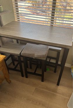 Dining table & Stools