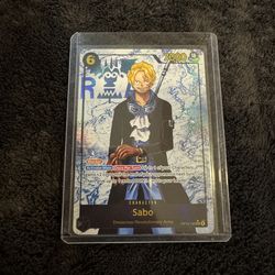 🔥 Sabo – Secret Rare Alternate Art | OP-13 Carry On His Will