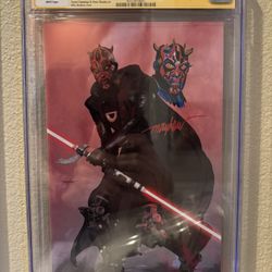 OBO - 9.8 Signature Series - Star Wars: Hidden Empire 1 Virgin - Mike Mayhew Remark