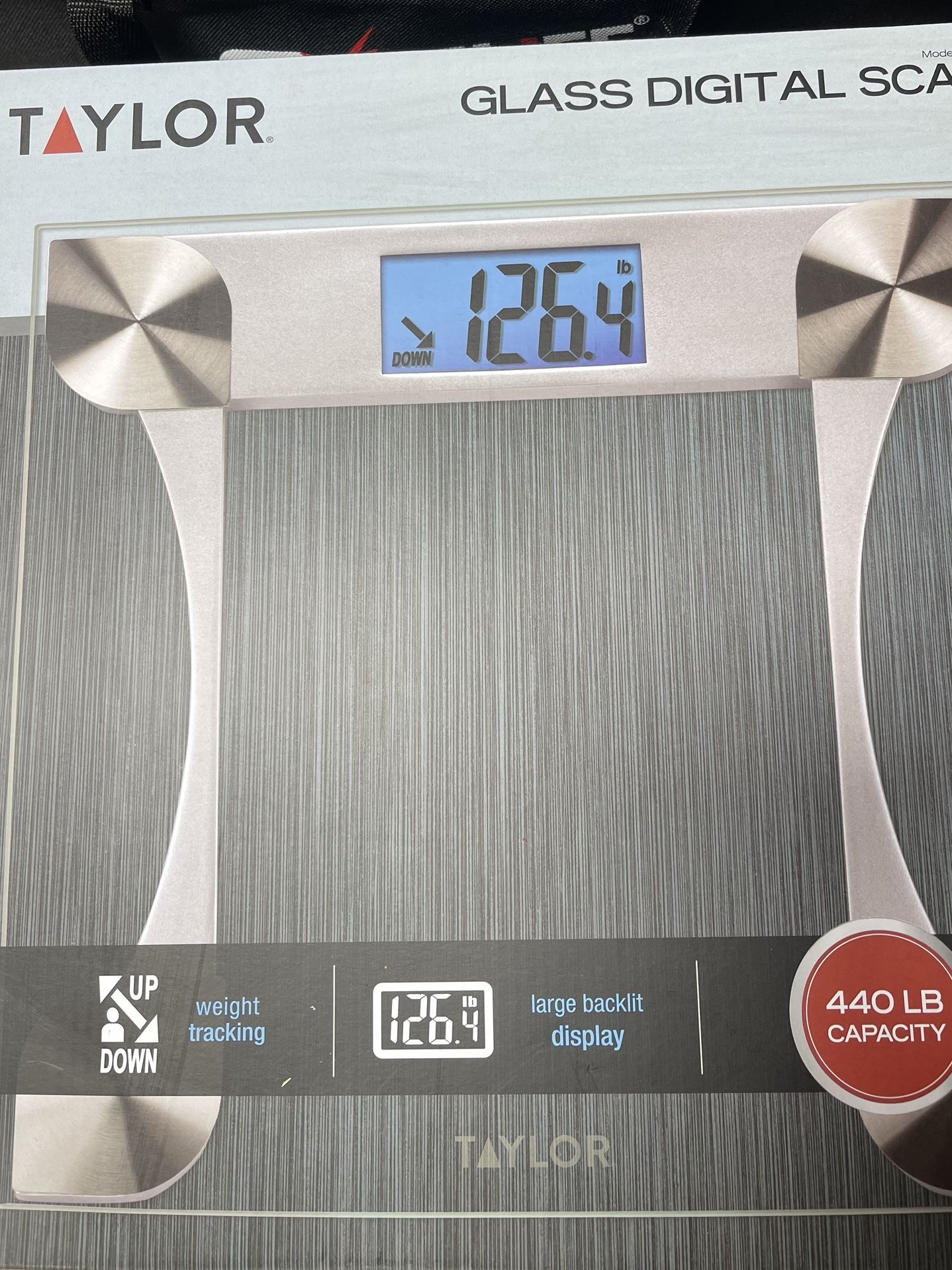 Taylor Glass Weight Scale