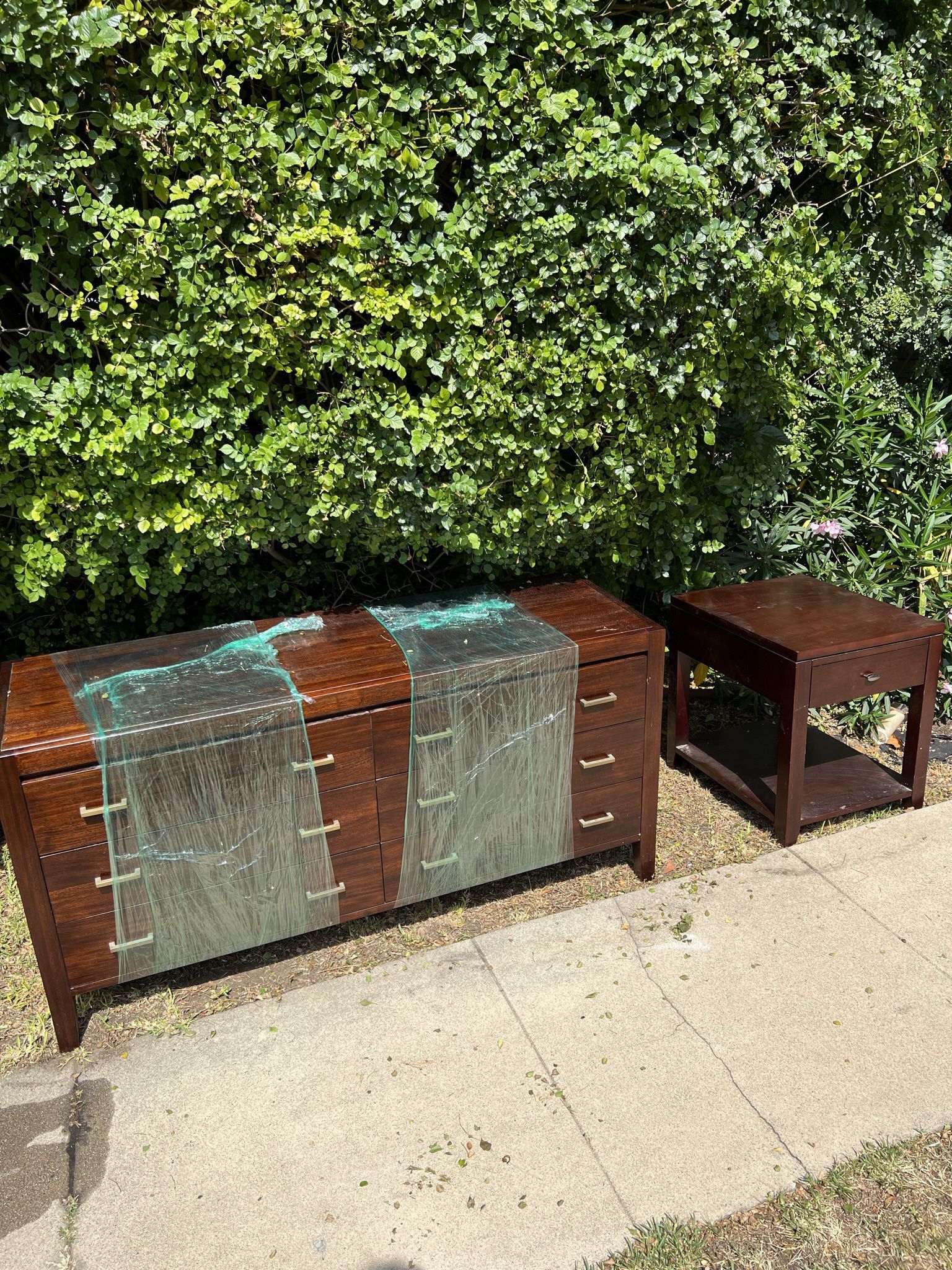 Crate & Barrel Dawson 6 Drawer-Dresser with Bedside table