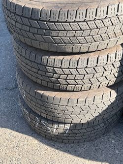 LT245/75R17 Continental used set for 250 installed