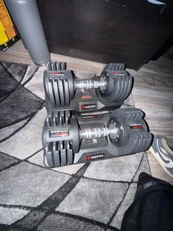 adjustable dumbbell set