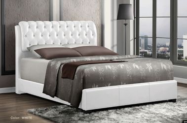 Queen Size Bed Frame Color Black Or white