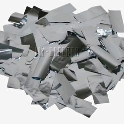 Silver Mylar Confetti – CO2 Cannon / DJ Stage Effects (Professional) 11 Lbs