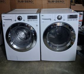 LG Washer And Electric Dryer