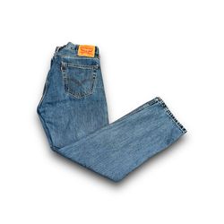 Levi's 505 Regular Men’s Jeans • 35x32 • medium Blue wash
