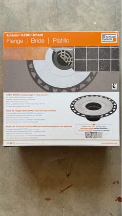 Schluter KERDI-DRAIN PVC Flange Kit