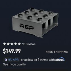 Rep Fitness 9 Bar Storage Barbell Holder--