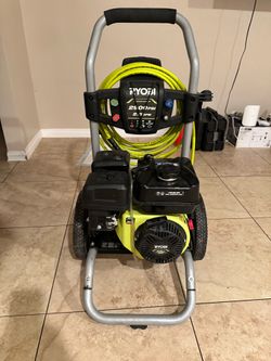Ryobi pressure washer 2900 psi 2.5 gpm. NO GUN OR HOSE INCLUDED