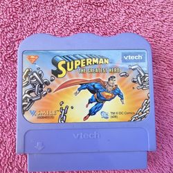 VTech VSmile Superman The Greatest Hero Cartridge Video Game