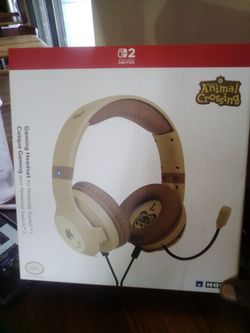 Animal Crossing Gaming Headset For Nintendo Switch