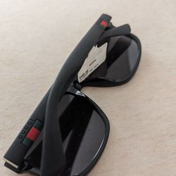 Gucci Black Red And Green Sunglasses New 