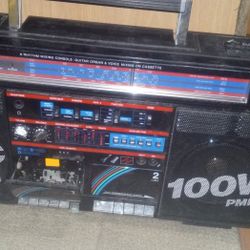 ULTRA rare 80’s Ghetto Blaster RTR Studio Music Rythem Mixer MS-007