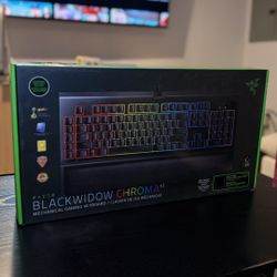 Razer BlackWidow Chroma RGB Mechanical Gaming Keyboard – Used, Excellent Condition – $50 OBO!