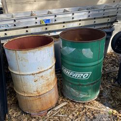 Metal / Plastic 55 Gallon Drums 