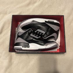 Nike Air Jordan 3 Retro Black/Fire Red Cement