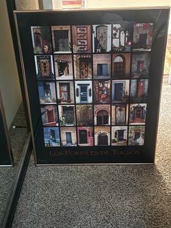 Framed Los Portales de Tucson poster