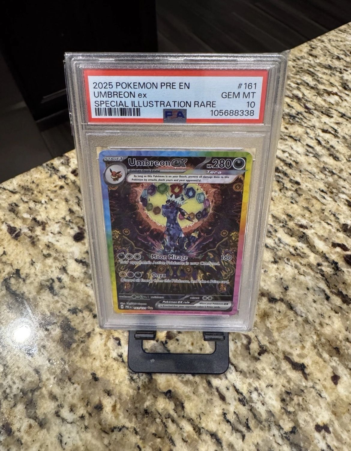 Umbreon EX 161/131 Sv Prismatic Evolutions SIR PSA 10 GEM MINT
