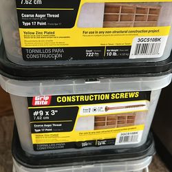 Construcción screws