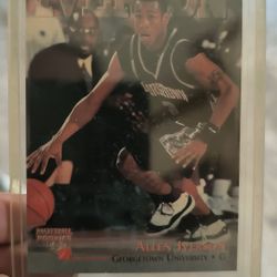 Allen Iverson College Basketball Card 