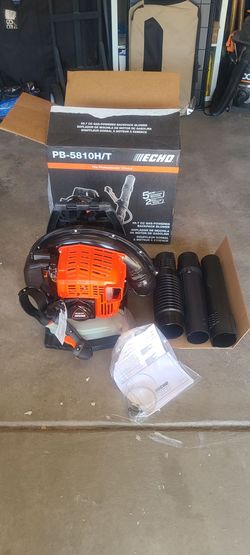 NEW ECHO PB-5810H/T 59.7cc Gas Backpack Leaf Blower - New In Box