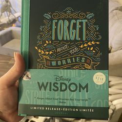 Disney store wisdom journal- Limited Edition