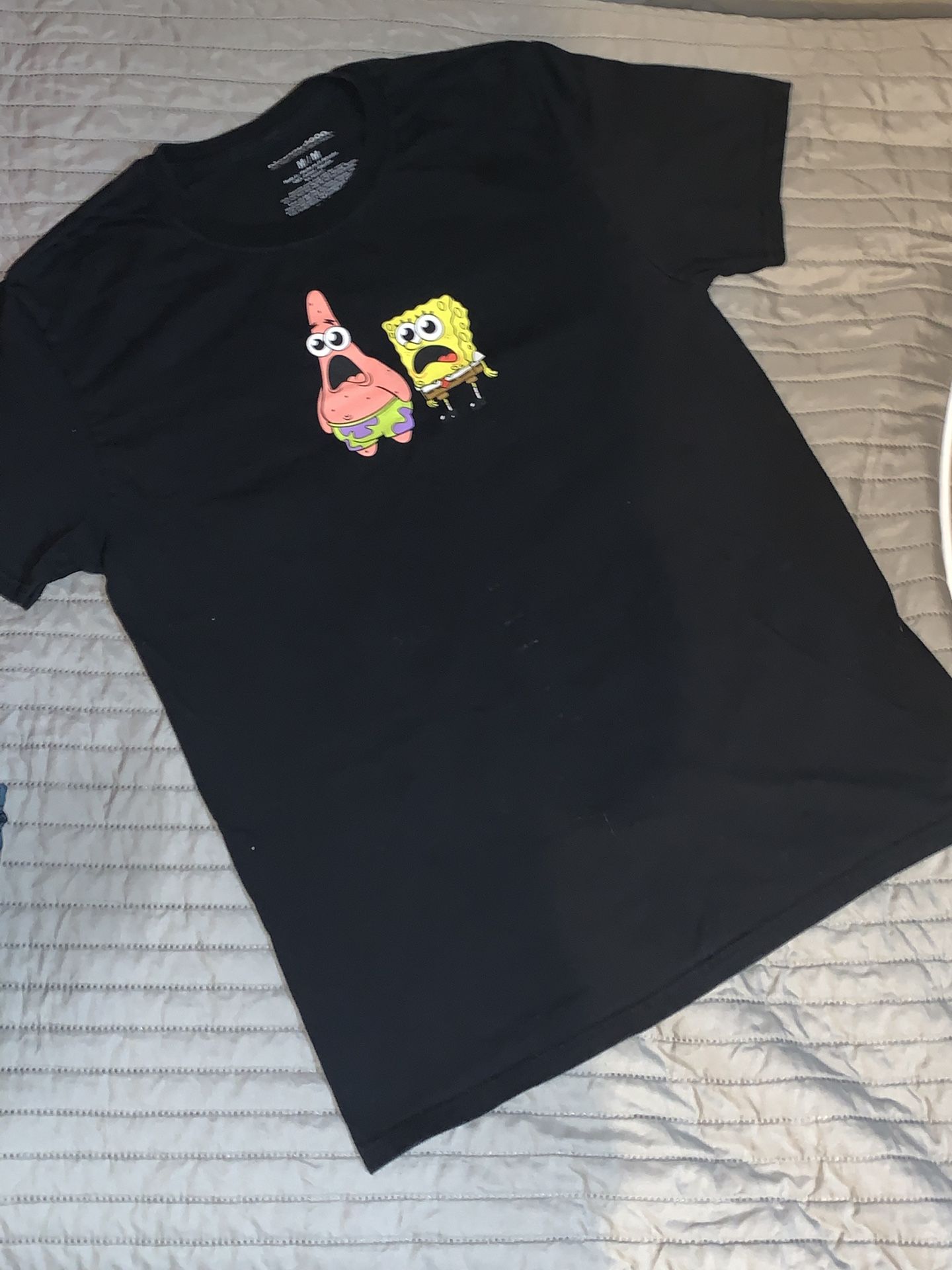 SpongeBob And Patrick Black T-shirt