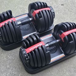 Bowflex 552 adjustable dumbbell set