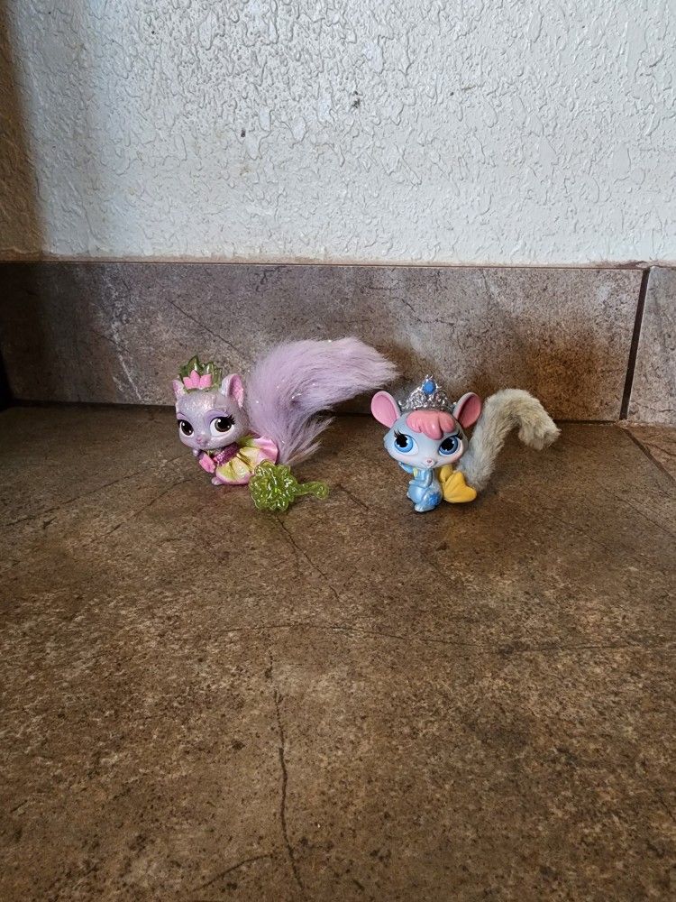 Princess Disney Tales Palace Pets Cinderella's Mouse Brie and Tiana's Kitten Lily Both for $5