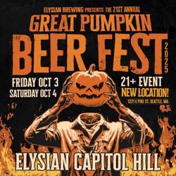 1 Saturday Ticket to Elysian's Great Pumpkin Beer Festival