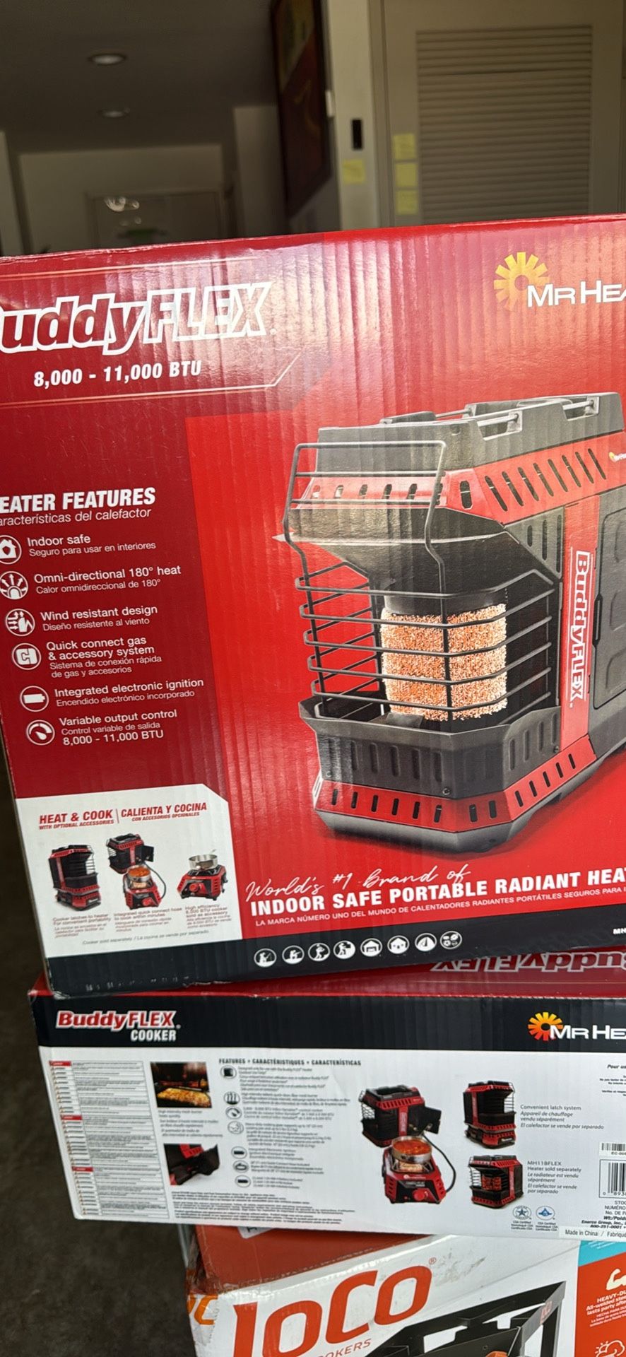 Mr Heater BuddyFlex 8000 - 11000 BTU (BRAND NEW, NEVER OPENED BOX)