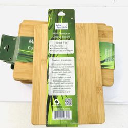 Nine Pieces Bamboo Cutting Board 