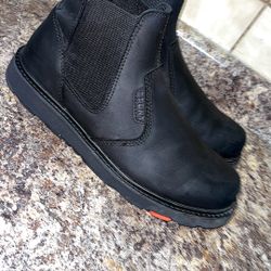 THE OHMAN (SOFT TOE) 6" Slip-On Work Boot