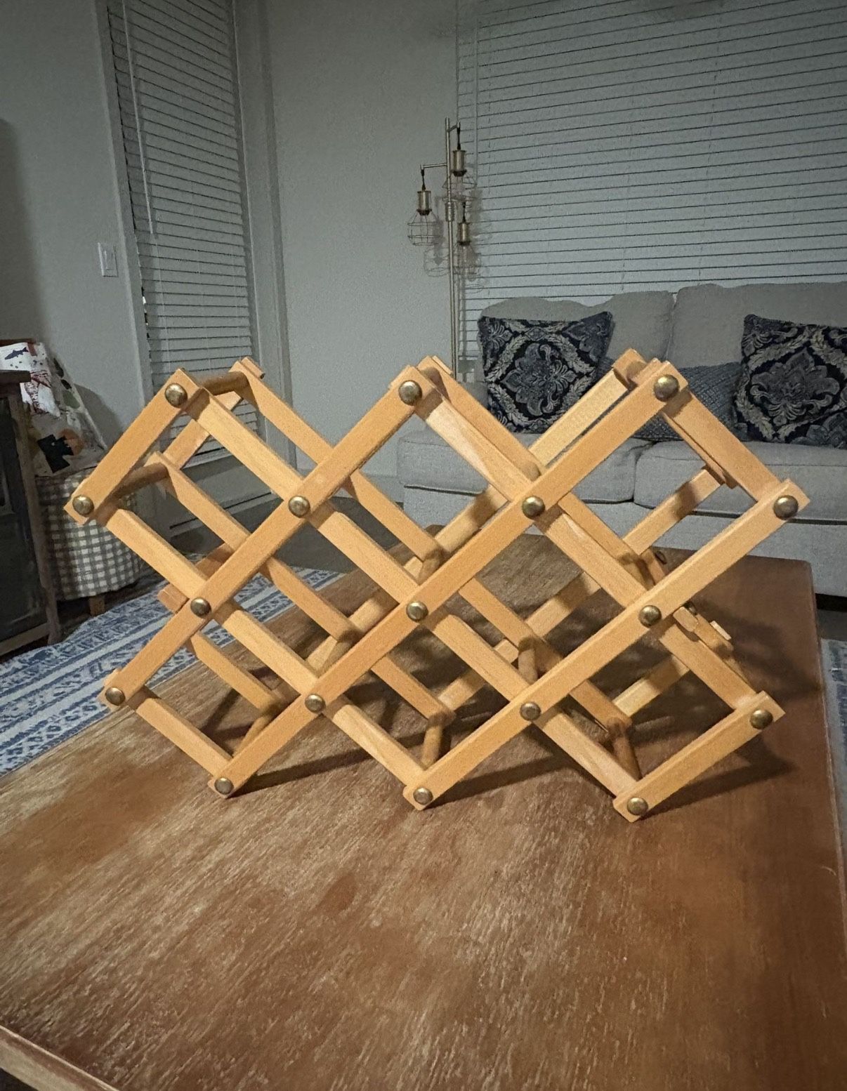 Collapsible Wood Wine Rack