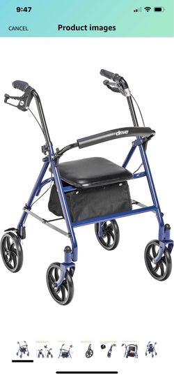 Wheeled Walker with seat