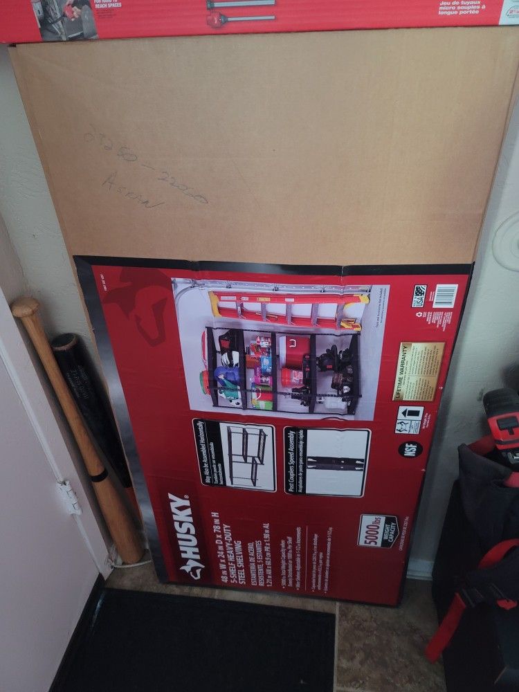 Brand New Husky 5 Shelf $125 Pickup In Oakdale