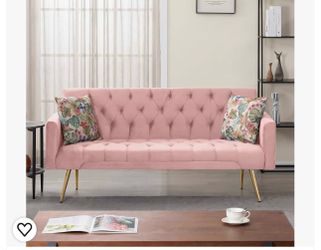 Pink Sofa/ Sofa Bed