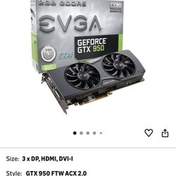 EVGA GeForce GTX 960 Graphics Card 