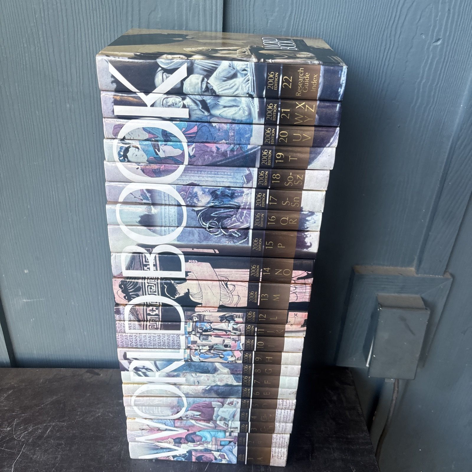 World Book Encyclopedia 2006 Complete 22 Volume Set Used Hardcover