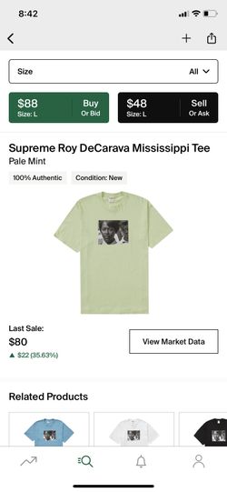 Supreme Mississippi Tee Large $30