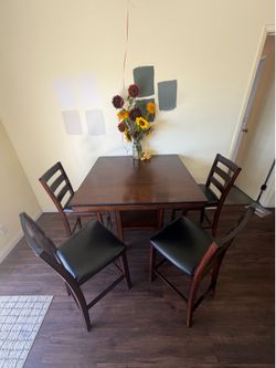 High Top Table-Brown