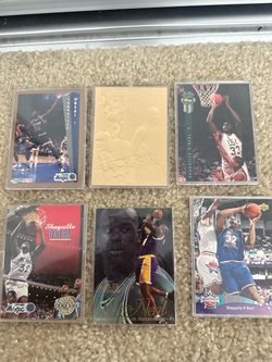 Shaquille O'Neal Basketball Card Lot of 6