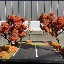 1/18 Scale Diorama Fall Foliage Custom Made 