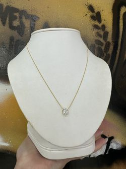 14k LAB DIAMOND CHAIN