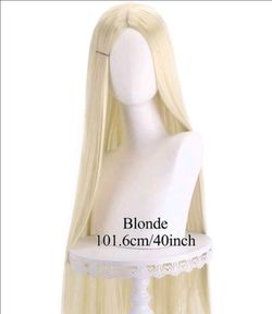 40 inch Blonde Wig!