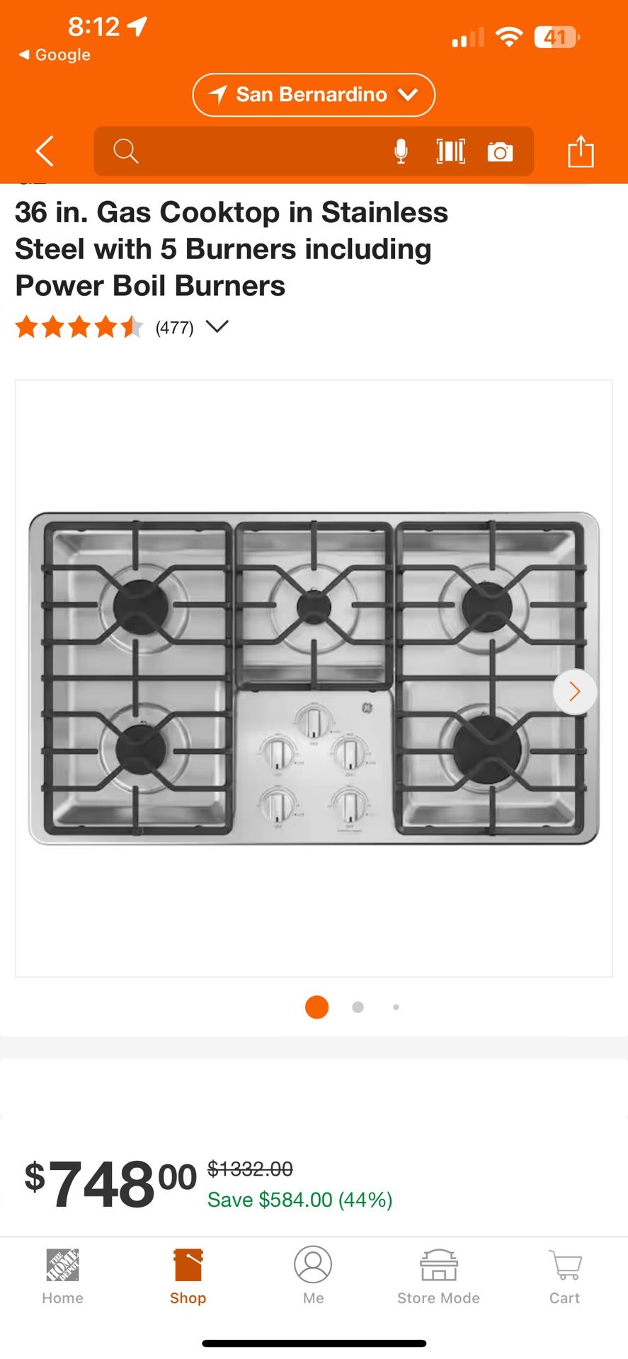 Stove Cooktop