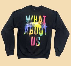 Pink Beautiful Trauma Tour “What About Us?” Sweatshirt Size Small