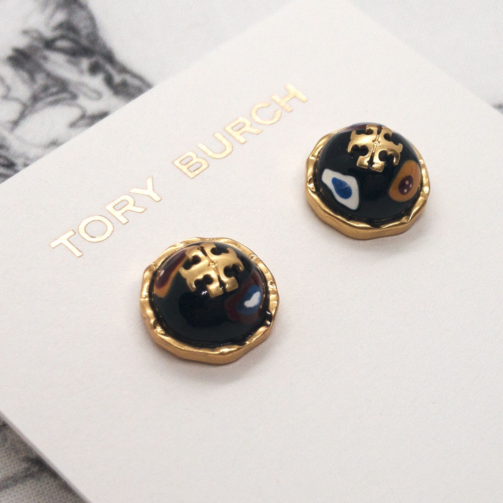 ❤︎ Tory Burch ❤︎ ROXANNE CIRCLE STUD EARRING